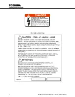 Preview for 12 page of Toshiba 4200FA XT Installation And Operation Manual