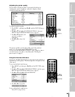 Preview for 35 page of Toshiba 42DPC85 Owner'S Manual