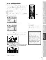 Preview for 39 page of Toshiba 42DPC85 Owner'S Manual