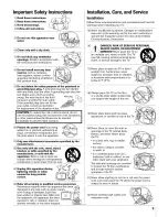 Предварительный просмотр 3 страницы Toshiba 42HDX82 Owner'S Manual