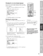 Предварительный просмотр 27 страницы Toshiba 42HDX82 Owner'S Manual