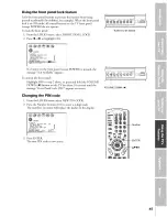 Предварительный просмотр 45 страницы Toshiba 42HDX82 Owner'S Manual