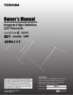 Preview for 1 page of Toshiba 42HL117 Owner'S Manual