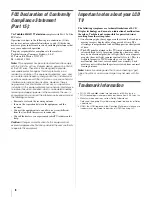 Preview for 6 page of Toshiba 42HL117 Owner'S Manual