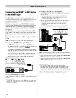 Preview for 18 page of Toshiba 42HL117 Owner'S Manual