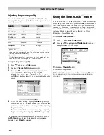 Preview for 44 page of Toshiba 42HL117 Owner'S Manual