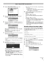 Предварительный просмотр 57 страницы Toshiba 42HL196 - 42" LCD TV Operating Manual