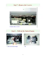 Предварительный просмотр 61 страницы Toshiba 42HM66 - 42" Rear Projection TV Service Manual