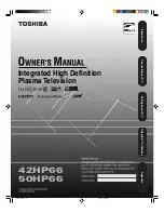 Toshiba 42HP16 Owner'S Manual preview