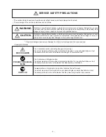 Preview for 3 page of Toshiba 42HP83 Service Manual