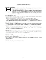 Preview for 5 page of Toshiba 42HP83 Service Manual