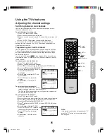 Предварительный просмотр 25 страницы Toshiba 42HP86 Owner'S Manual