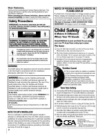 Предварительный просмотр 2 страницы Toshiba 42HP95 - 42" Plasma TV Owner'S Manual