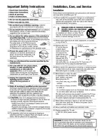 Предварительный просмотр 3 страницы Toshiba 42HP95 - 42" Plasma TV Owner'S Manual