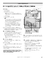 Предварительный просмотр 17 страницы Toshiba 42HP95 - 42" Plasma TV Owner'S Manual