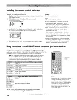 Предварительный просмотр 30 страницы Toshiba 42HP95 - 42" Plasma TV Owner'S Manual