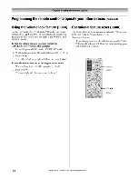 Предварительный просмотр 34 страницы Toshiba 42HP95 - 42" Plasma TV Owner'S Manual