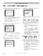 Предварительный просмотр 42 страницы Toshiba 42HP95 - 42" Plasma TV Owner'S Manual