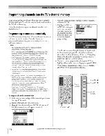 Предварительный просмотр 44 страницы Toshiba 42HP95 - 42" Plasma TV Owner'S Manual