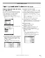 Предварительный просмотр 45 страницы Toshiba 42HP95 - 42" Plasma TV Owner'S Manual