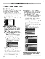 Предварительный просмотр 62 страницы Toshiba 42HP95 - 42" Plasma TV Owner'S Manual