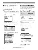 Предварительный просмотр 76 страницы Toshiba 42HP95 - 42" Plasma TV Owner'S Manual