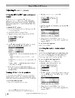 Предварительный просмотр 88 страницы Toshiba 42HP95 - 42" Plasma TV Owner'S Manual