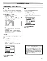 Предварительный просмотр 95 страницы Toshiba 42HP95 - 42" Plasma TV Owner'S Manual