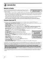 Предварительный просмотр 8 страницы Toshiba 42HPX95 - 42" Plasma Panel Owner'S Manual