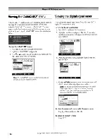 Предварительный просмотр 56 страницы Toshiba 42HPX95 - 42" Plasma Panel Owner'S Manual