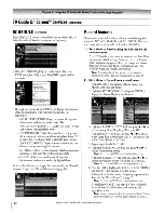Предварительный просмотр 66 страницы Toshiba 42HPX95 - 42" Plasma Panel Owner'S Manual