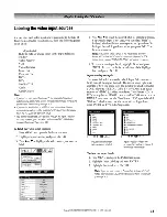 Предварительный просмотр 73 страницы Toshiba 42HPX95 - 42" Plasma Panel Owner'S Manual