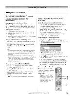 Предварительный просмотр 75 страницы Toshiba 42HPX95 - 42" Plasma Panel Owner'S Manual