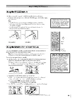 Предварительный просмотр 83 страницы Toshiba 42HPX95 - 42" Plasma Panel Owner'S Manual