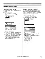 Предварительный просмотр 91 страницы Toshiba 42HPX95 - 42" Plasma Panel Owner'S Manual