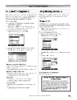 Предварительный просмотр 95 страницы Toshiba 42HPX95 - 42" Plasma Panel Owner'S Manual