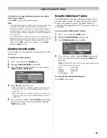 Предварительный просмотр 65 страницы Toshiba 42LX177 - 42" LCD TV Owner'S Manual