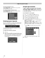 Предварительный просмотр 70 страницы Toshiba 42LX177 - 42" LCD TV Owner'S Manual