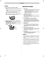 Предварительный просмотр 6 страницы Toshiba 42RV550A Owner'S Manual