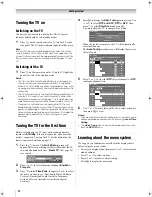 Предварительный просмотр 12 страницы Toshiba 42RV550A Owner'S Manual