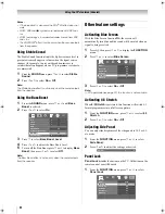 Предварительный просмотр 22 страницы Toshiba 42RV550A Owner'S Manual