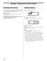 Preview for 22 page of Toshiba 42SL417U Owner'S Manual