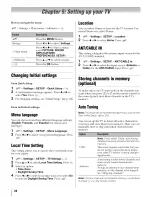 Preview for 28 page of Toshiba 42SL417U Owner'S Manual