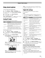 Preview for 128 page of Toshiba 42SL417U Owner'S Manual