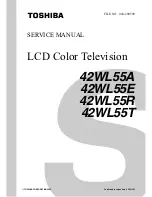 Toshiba 42WL55A Service Manual preview