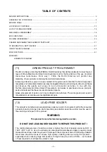 Preview for 2 page of Toshiba 42WL58A Service Manual