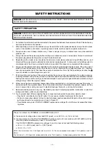 Preview for 3 page of Toshiba 42WL58A Service Manual