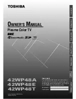 Toshiba 42WP48A Owner'S Manual preview