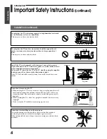 Preview for 4 page of Toshiba 42WP48A Owner'S Manual