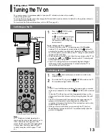 Preview for 13 page of Toshiba 42WP48A Owner'S Manual